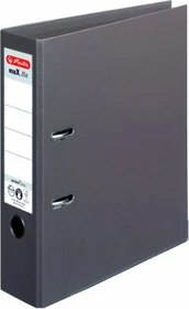 Herlitz maX.file protect plus Ordner 2-Ring, 80mm, A4, braun