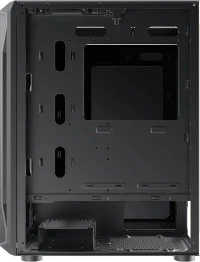 Xigmatek Gaming X, schwarz, Glasfenster