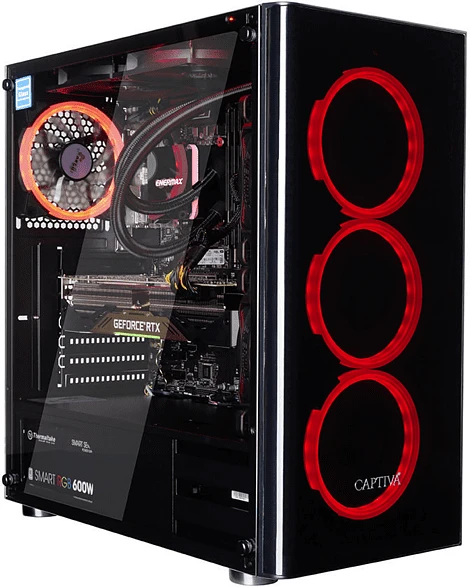 Captiva Gaming G25AG 19V2, Ryzen 7 3800X, 32GB RAM, 500GB SSD, 2TB HDD, GeForce RTX 2080 Ti