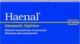 Strathmann Haenal Hamamelis Zäpfchen, 10 Stück