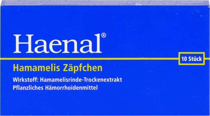 Strathmann Haenal Hamamelis Zäpfchen, 10 Stück