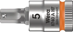 Wera 8740 A HF Zyklop Innensechskant Steckschlüssel 1/4", 5x28mm