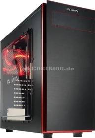 In Win 703 schwarz/rot, Acrylfenster, schallgedämmt