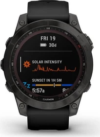 Garmin Fenix 7 Sapphire Solar silber/schwarz