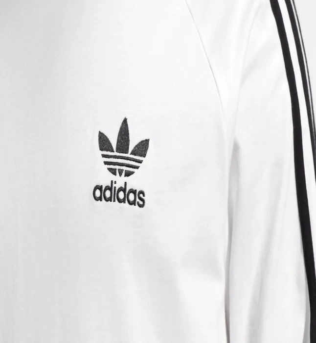 adidas Adicolor Classics 3-Streifen Sweatshirt weiß (Herren)