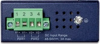 Planet IGS-504PT Industrial Railmount Gigabit Switch, 5x RJ-45, 120W PoE+