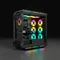 Corsair iCue 5000T RGB TG, schwarz, Glasfenster Vorschaubild