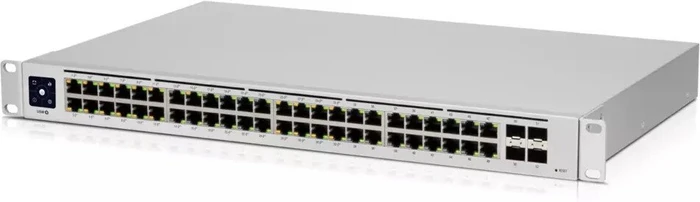 Ubiquiti UniFiSwitch 48 Rackmount Gigabit Managed Switch, 48x RJ-45, 4x SFP, 195W PoE+