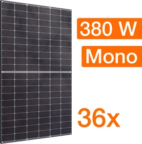 DAH Solar DHM-60L9(BW), 380Wp, 36 Stück, 13.68kWp