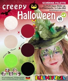 Eulenspiegel Creepy Halloween Schmink-Palette