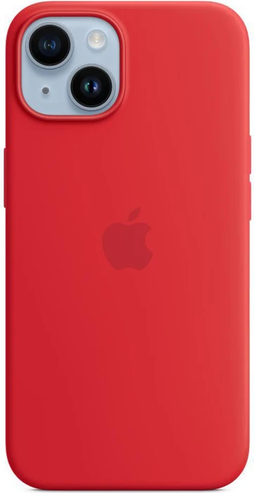 Apple Silikon Case mit MagSafe für iPhone 14 (PRODUCT)RED