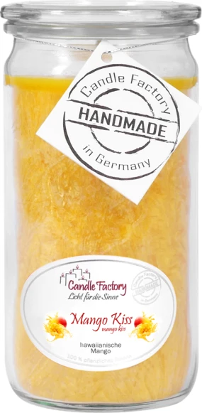 Candle Factory Mini Jumbo Duftkerze mango kiss, 1 Stück