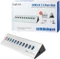 LogiLink Aluminium USB-Hub, 11x USB-A 3.0, USB 3.0 Micro-B [Buchse] Vorschaubild