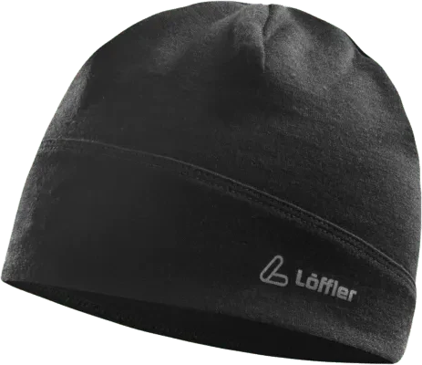 Löffler Merino Wool Mütze schwarz