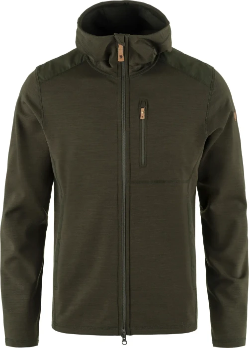 Fjällräven Keb Fleece Hoodie Funktionsjacke deep forest (Herren)