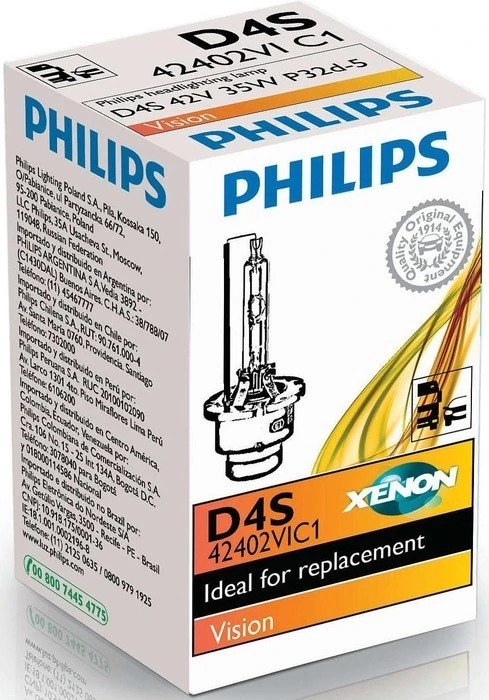 Philips Xenon Vision D4S 35W, 1er-Pack