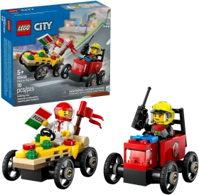 LEGO City - Pizzalieferwagen vs. Löschauto