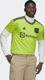 adidas Manchester United 2022/2023 Ausweichtrikot semi solar slime (Herren)