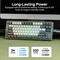 Epomaker RT85 Wireless, Green White, LEDs RGB, hot-swap, Epomaker Wisteria V2, USB/Bluetooth, US Vorschaubild