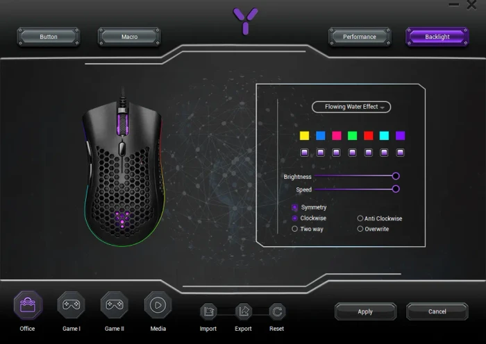 ISY IGM-4500-WT Ultralight RGB Gaming Maus weiß, USB