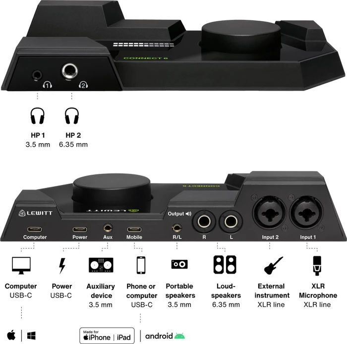 Lewitt Connect 6