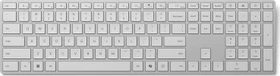 Microsoft Surface Keyboard 2nd Edition, silber/grau, mit Copilot-Taste, Bluetooth, FR