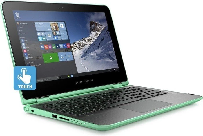 HP Pavilion x360 11-k100ng, grün, Pentium N3700, 4GB RAM, 500GB HDD, DE