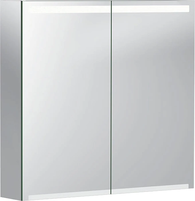 Geberit Option Spiegelschrank mit Beleuchtung 75cm, 2 Türen