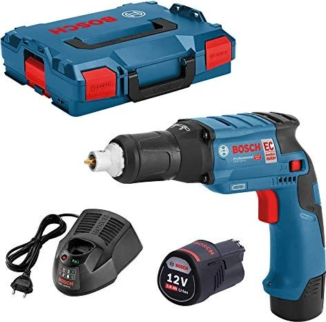 Bosch Professional GTB 12V-11 Akku-Trockenbauschrauber inkl. L-Boxx + 2 Akkus 3.0Ah