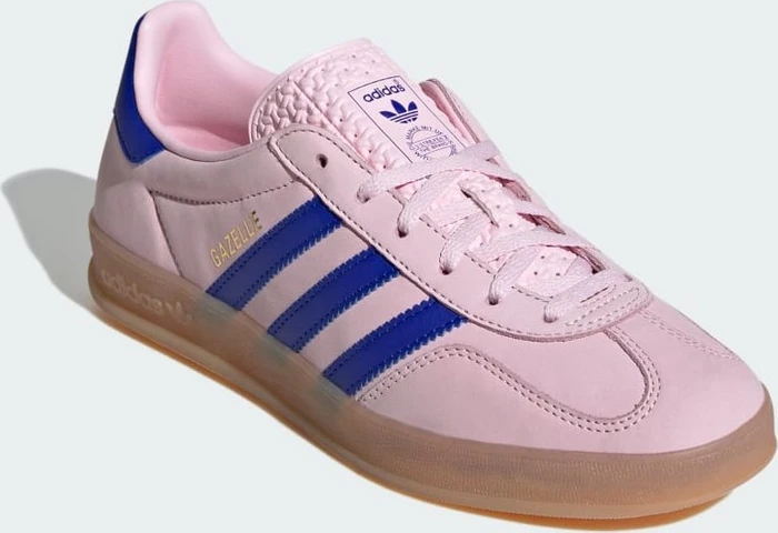adidas Gazelle Indoor clear pink/lucid blue/gum