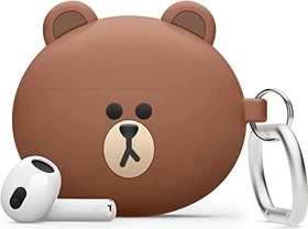 Elago Line Friends Case für Apple AirPods 3 Brown