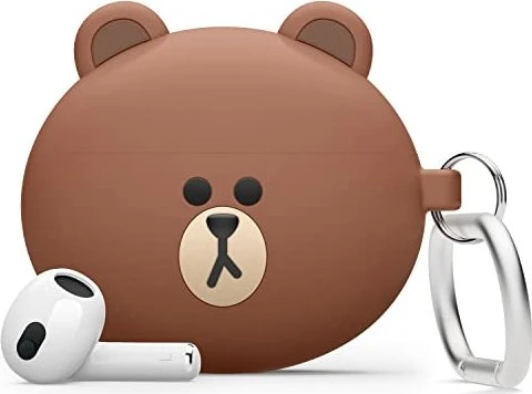 Elago Line Friends Case für Apple AirPods 3 Brown