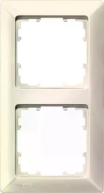 Siemens DELTA line Rahmen 2-Fach, 151x80mm, elektroweiß
