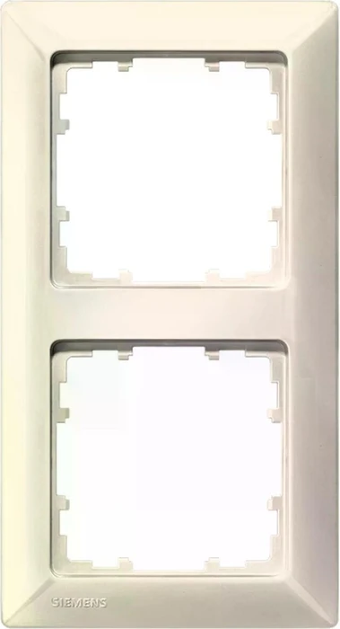 Siemens DELTA line Rahmen 2-Fach, 151x80mm, elektroweiß