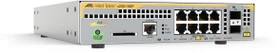 Allied Telesis x230 Desktop Gigabit Managed Switch, 8x RJ-45, 2x SFP, 124W PoE+ (AT-X230-10GP / 990-004031)