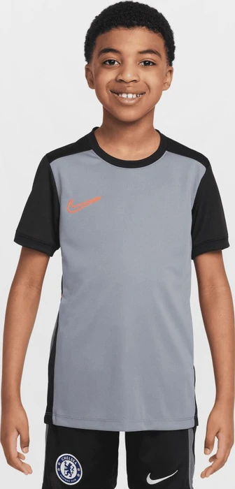 Nike Academy Dri-FIT Funktionsshirt kurzarm cool grey/black/bright crimson (Junior)