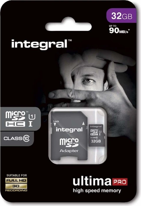 Integral ultima PRO R90 32GB Kit, UHS-I U1, Class 10