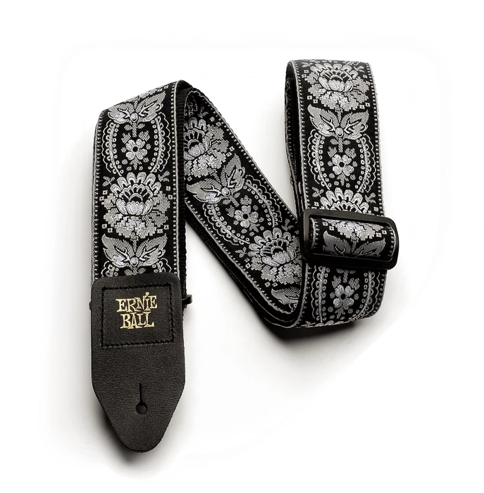 Ernie Ball Classic Jacquard Guitar Strap Silver Orleans