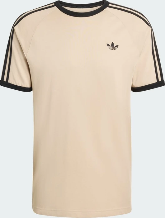 adidas 3-Streifen T-Shirt kurzarm stone khaki (Herren)