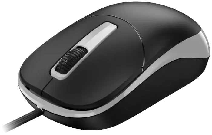 Genius DX-123 Wired Optical Mouse schwarz/grau, USB