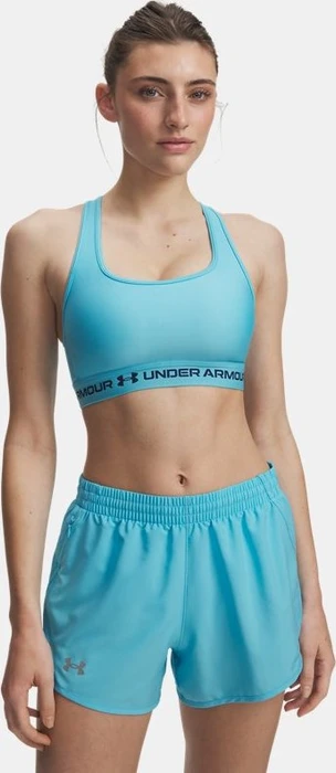 Under Armour Armour Mid Crossback Sport-BH fresco blue/blackout navy (Damen)