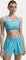 Under Armour Armour Mid Crossback Sport-BH fresco blue/blackout navy (Damen) Vorschaubild