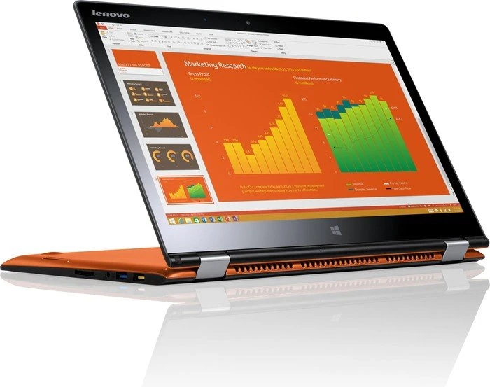 Lenovo Yoga 3 14, orange, Core i5-5200U, 4GB RAM, 500GB HDD, DE