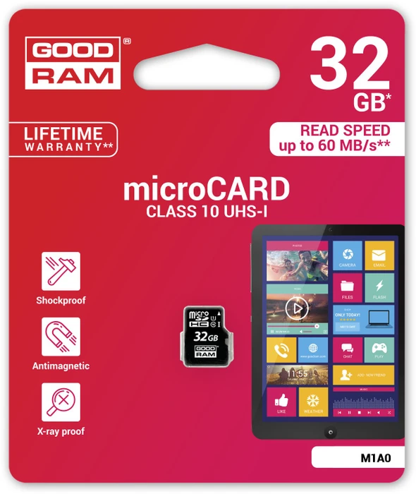 goodram M1A0 R60 32GB, UHS-I U1, Class 10