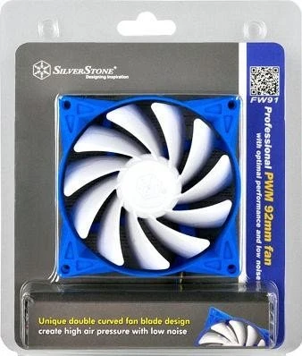 SilverStone FW91 blau/weiß, 92mm