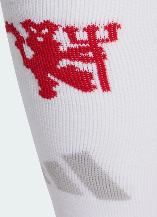 adidas Manchester United 24/25 Fußballstutzen weiß (Herren)