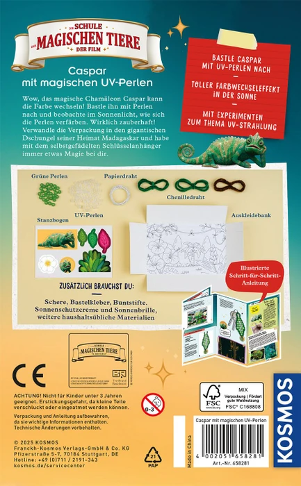 Kosmos Die Schule der magischen Tiere Caspar mit magischen UV-Perlen