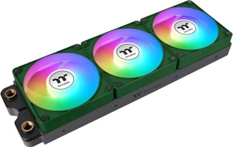 Thermaltake CT120 EX ARGB Sync Reverse Racing Green, grün/weiß, 120mm, 3er-Pack
