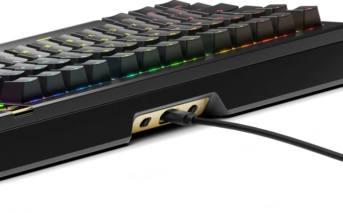 Glorious GMMK 3 Pro HE 75% Pre-built Gaming Keyboard, schwarz, LEDs RGB, Glorious Fox HE, USB, FR