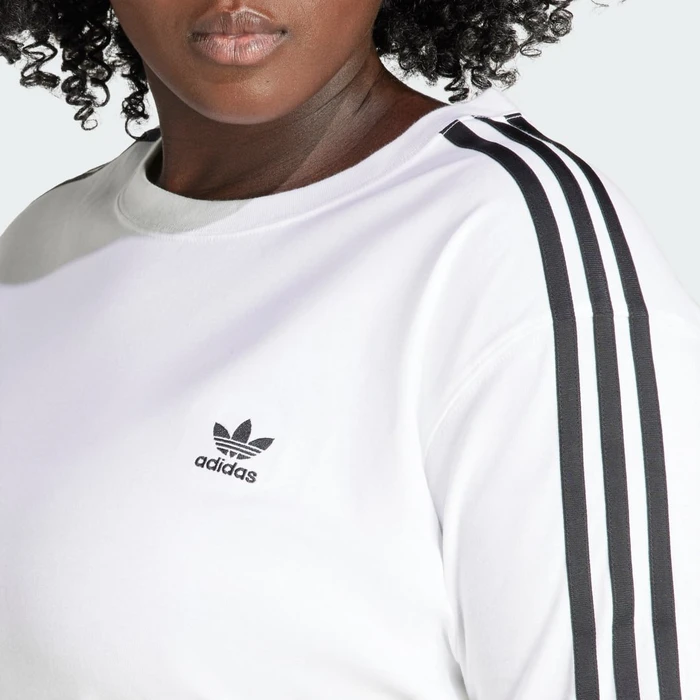 adidas 3-Streifen Baby T-Shirt kurzarm weiß (Damen)
